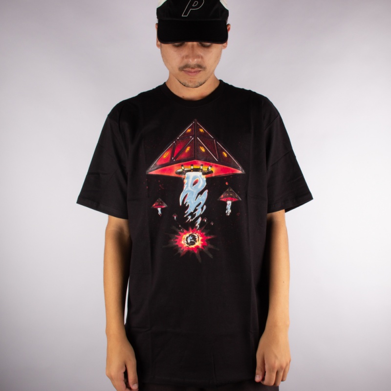 Camiseta Huf Doomsday Preto